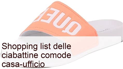 Shopping list delle ciabattine comode casa